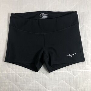 Mizuno Volleyball Shorts Women's Size XL Black‎ 3.5" Performance Compression